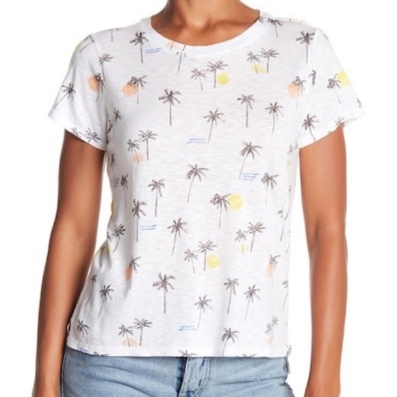 Lucky Brand Tops - NEW “all over palm tree” graphic top- Lucky Brand
